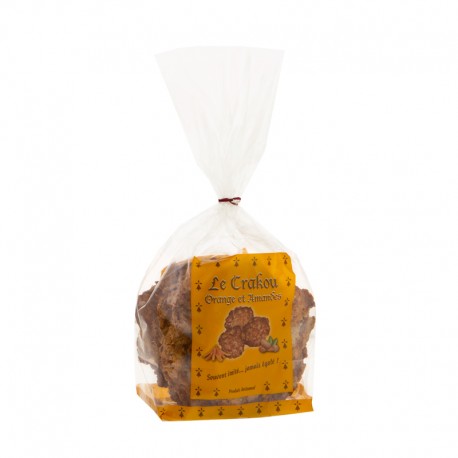 Sachet Crakou orange amandes 200G