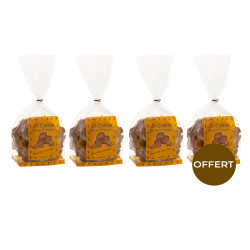3 sachets de Crakou orange amande + 1 offert