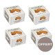 3 boites de Crakou caramel + 1 offerte