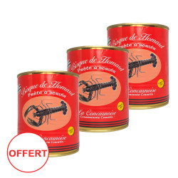 2 Bisques de homard 800g + 1 offerte
