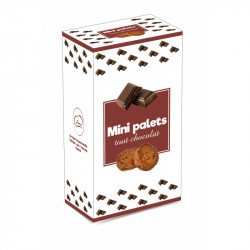 Mini palets chocolat - boîte 200G