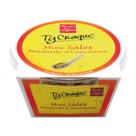 Ty Craque - Mini salés moutarde à l'ancienne 100G