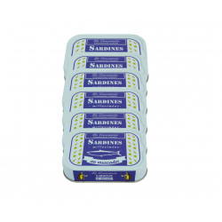 Lot de 6 sardines au muscadet