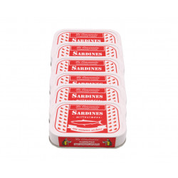 Lot de 6 sardines aux tomates séchées